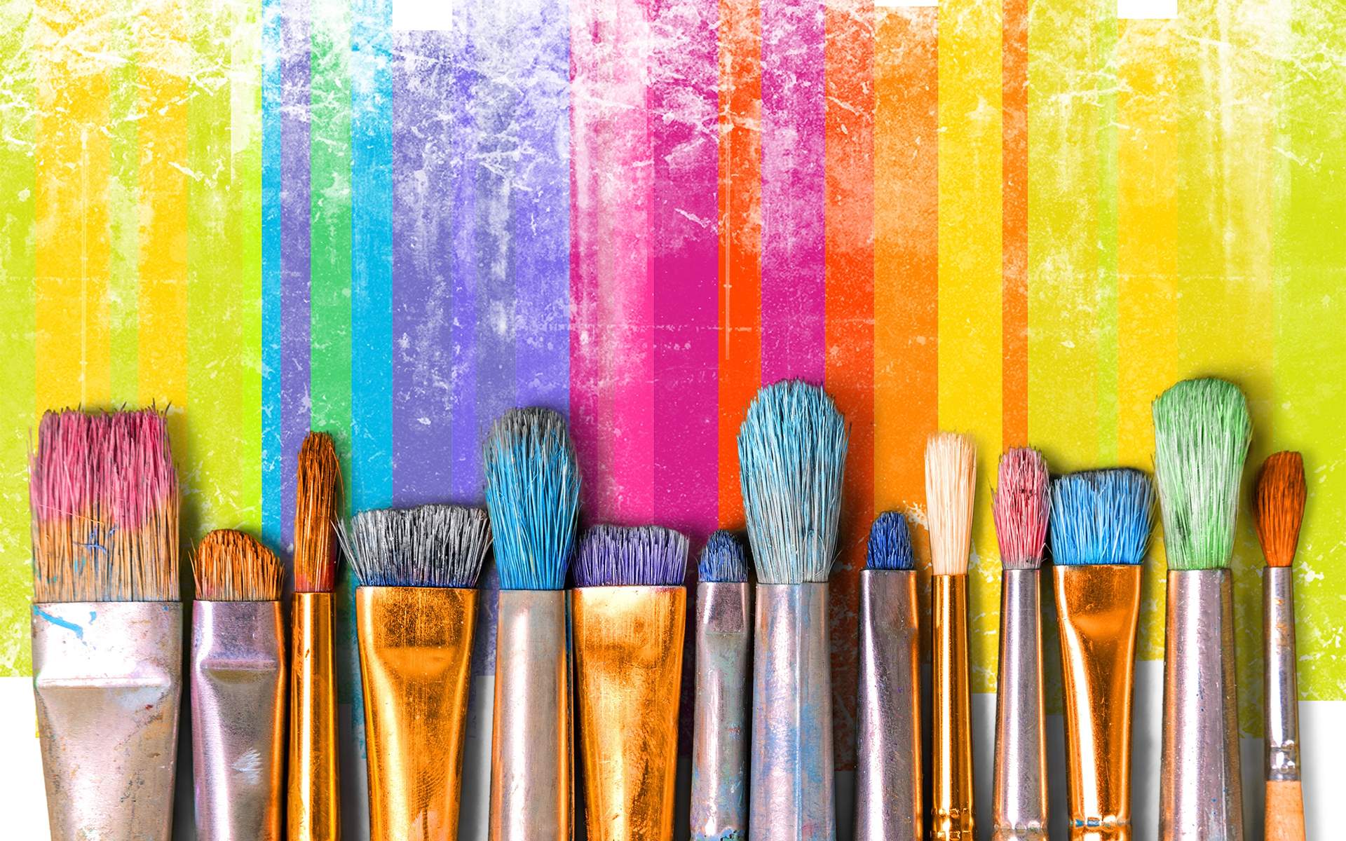 你如何激发创造力？ - 创意画笔艺术绘画创意工艺背景展览