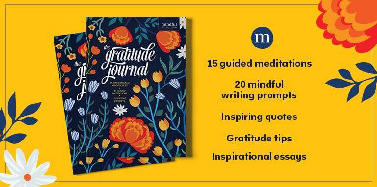 感恩日记 - 15个引导冥想,20个正念写作提示,鼓舞人心的名言,感恩提示,激励性文章