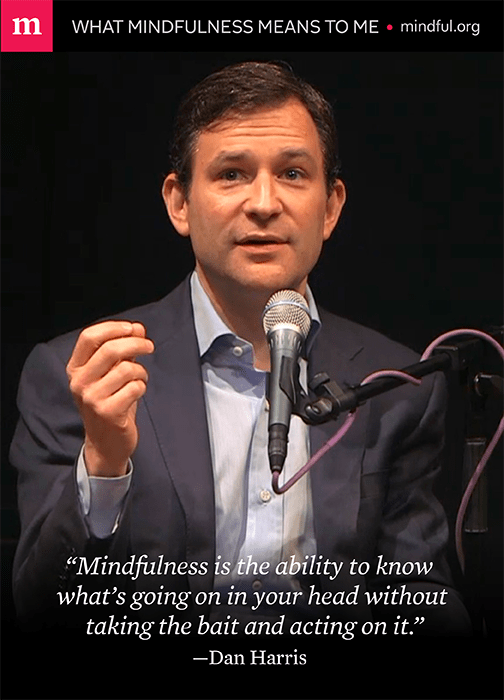 丹·哈里斯关于正念对他意味着什么