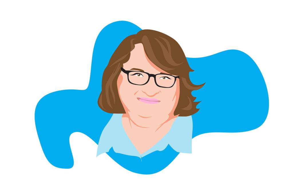 正念慈心冥想与Sharon Salzberg - Sharon Salzberg脸的插图