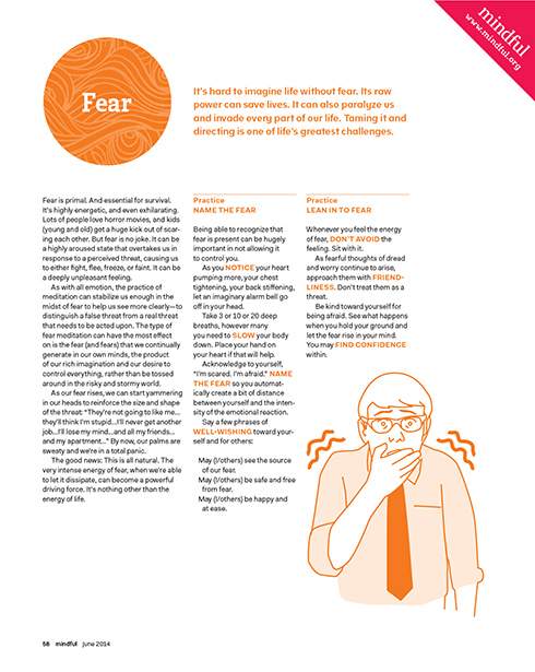 尝试这个正念练习以应对恐惧