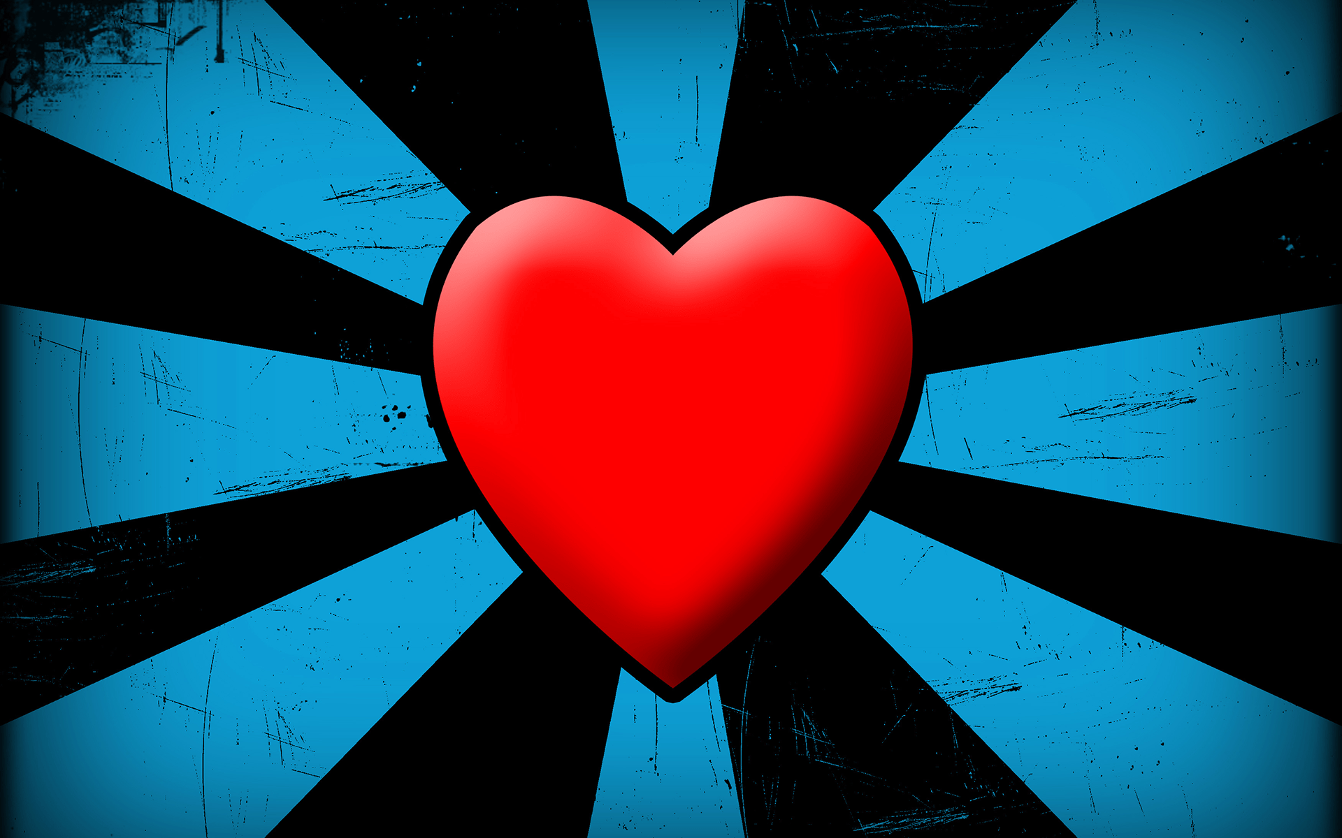 heart illustration. from anger to love